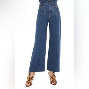Chic Wide-Leg Denim Pants